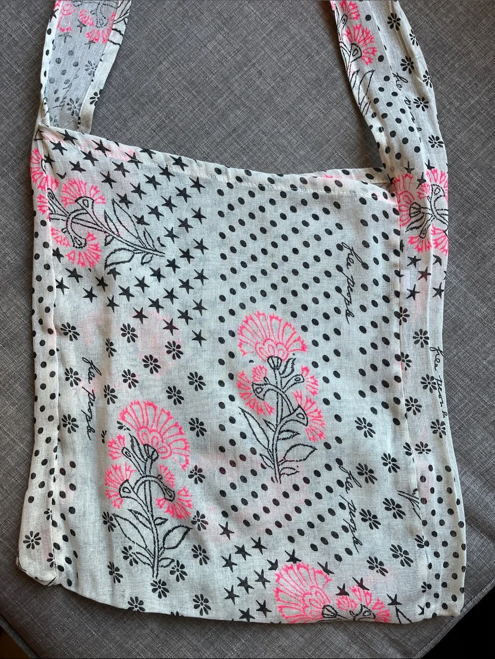 Free People gauzy bag